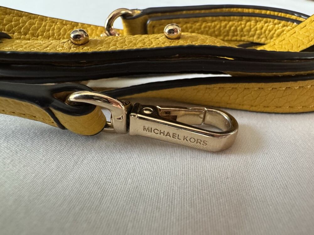 Michael Kors Replacement Strap Yellow Gold Hardware 42" Shoulder Crossbody